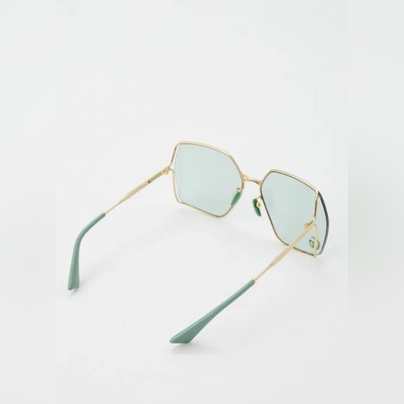 Gucci GG0817S 003 Gold/green 65-17-140 Sunglasses - Picture 4 of 16